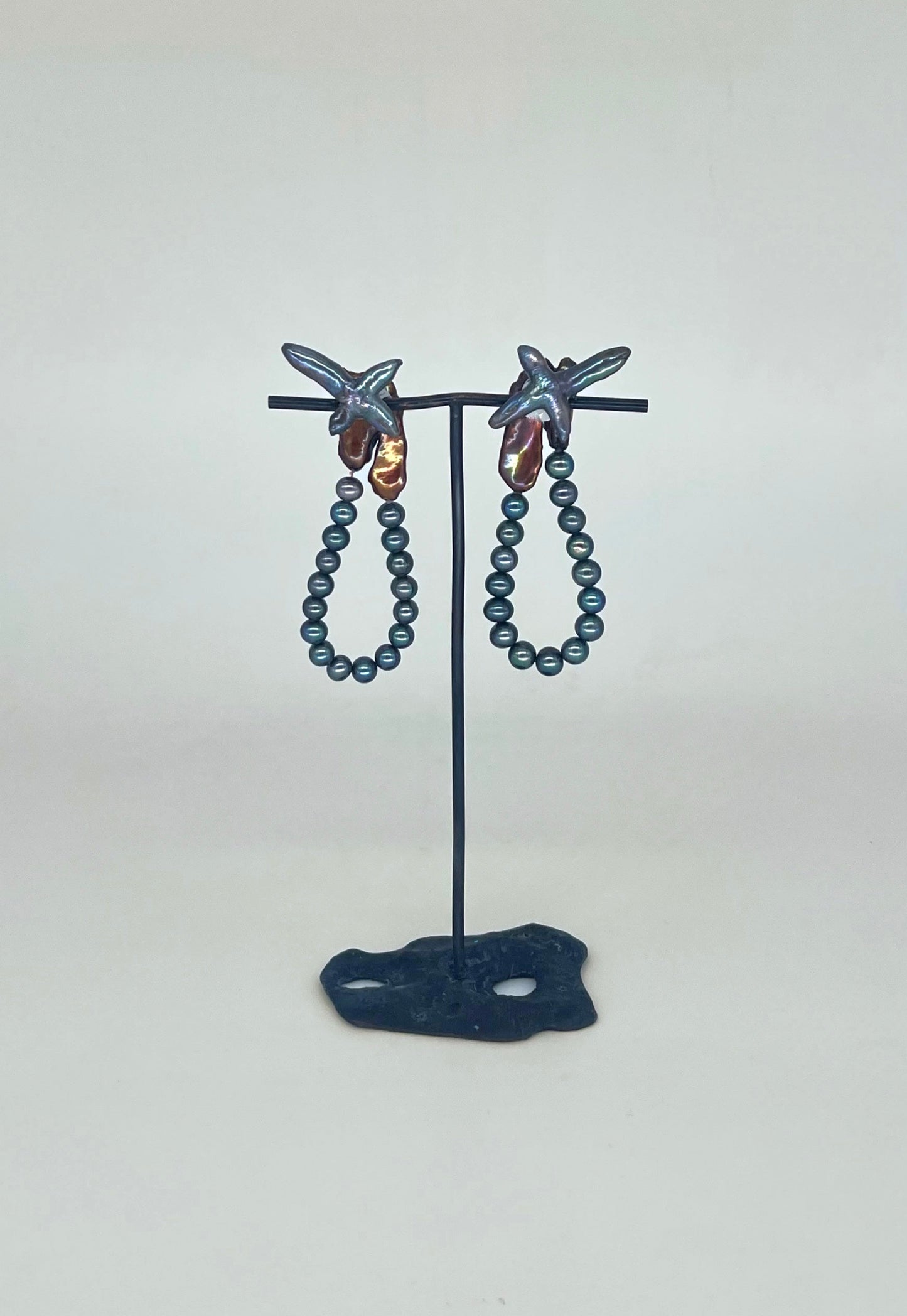 Pendientes Reversibles Aubergine